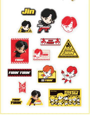BTS tinytan big sticker Jin