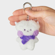 BT21 RJ MINI MININI PURPLE OF WISH PLUSH KEYRING