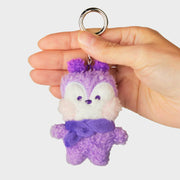 BT21 MANG MINI MININI PURPLE OF WISH PLUSH KEYRING