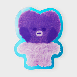 BT21 Tata Minini Purple Of Wish Acrylic Magnetic Clip