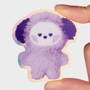 BT21 Chimmy Minini Purple Of Wish Acrylic Magnetic Clip