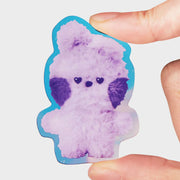 BT21 Cooky Minini Purple Of Wish Acrylic Magnetic Clip