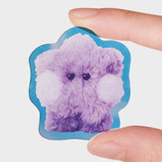 BT21 Shooky Minini Purple Of Wish Acrylic Magnetic Clip