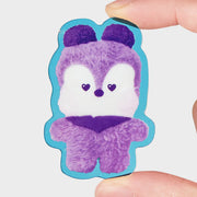 BT21 Mang Minini Purple Of Wish Acrylic Magnetic Clip