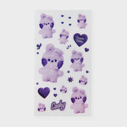 BT21 Cooky Minini Purple Of Wish Stickers
