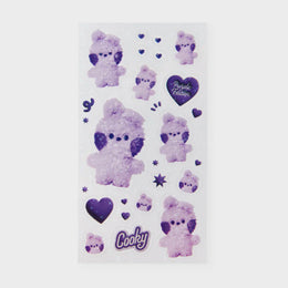 BT21 Cooky Minini Purple Of Wish Stickers