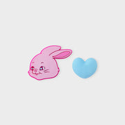 Newjeans X Coller Tokki Silicone Sticon 2 Pcs (Pink)