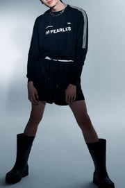 LE SSERAFIM Jersey Long Sleeve T-Shirt (Black) S/L/XL