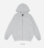 LE SSERAFIM Zip-Up Hoodie (Malange Grey) M/L/XL