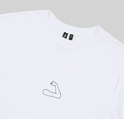 LE SSERAFIM Short Sleeve T-Shirt (White) Small