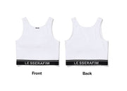 LE SSERAFIM Cotton Bra Top (White) S/M/L