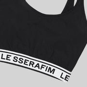 LE SSERAFIM Basic Bra (Black) S/M/L