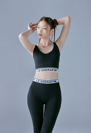 LE SSERAFIM Basic Bra (Black) S/M/L