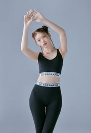 LE SSERAFIM Basic Bra (Black) S/M/L