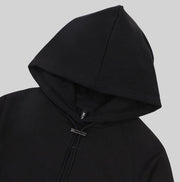LE SSERAFIM Crop Hoodie (Black) XL