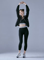 LE SSERAFIM Track Top (Black) S/M