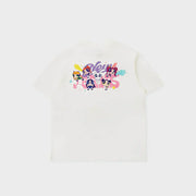 The Powerpuff Girls X NewJeans Short Sleeve T-Shirt (White)