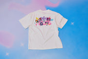 The Powerpuff Girls X NewJeans Short Sleeve T-Shirt (White)