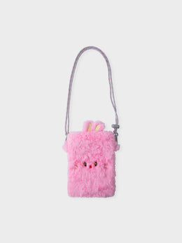 NewJeans Bunini Plush Crossbody Mini Bag (Pink)