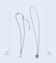 By BTS Suga Guitar Pick Necklace Black