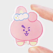 BT21 Cooky On The Cloud Acrylic Clip Magnet