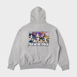 The Powerpuff Girls X NJ Full Zip Hoodie Melange L/XL