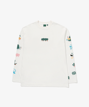 BTS In The Soop Graphic Long Sleeve T-Shirt (Ivory) S/M