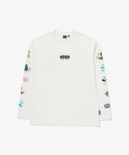 BTS In The Soop Graphic Long Sleeve T-Shirt (Ivory) S/M