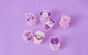 BT21 RJ Minini Purple Of Wish Acrylic Magnetic Clip