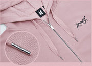 BTS Jung Kook Armyst Zip-Up Hoody (Pink) M/L/XL