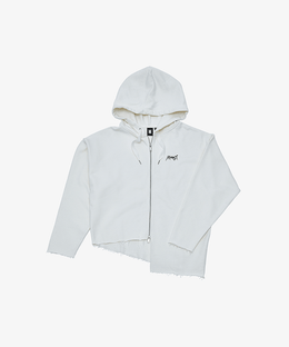 BTS Jung Kook Armyst Zip-Up Hoody (White) M/L/XL