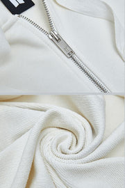 BTS Jung Kook Armyst Zip-Up Hoody (White) M/L/XL