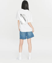 BTS Face Short-Sleeve T-Shirt (White) S/M
