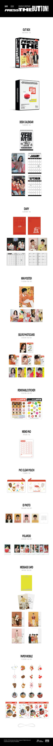 DAY6 – 2026 Season’s Greetings [Press The Button] [+Special Photo Card Set (4 Types Of Members)]