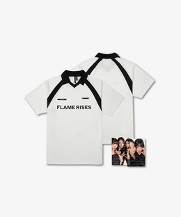 Flame Rises Jersey T-Shirt 002 WT S/M/L/XL