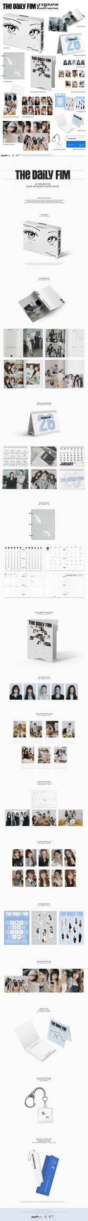 LE SSERAFIM – 2026 Season’s Greetings [The Daily Fim]