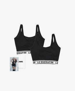LE SSERAFIM Basic Bra (Black) S/M/L
