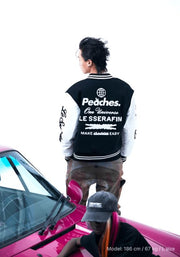 LSFxPEACHES Varsity Jacket L/XL