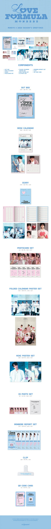 MONSTA X – 2026 Season’s Greetings [Love Formula Monbebe]