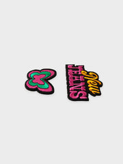 NewJeans X Coller Get Up Butterfly Embroidered Patch Reversible Sticon (2PCS)