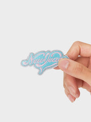 NewJeans X Coller Get Up Heart Logo Embroidered Patch Reversible Sticon (2PCS)